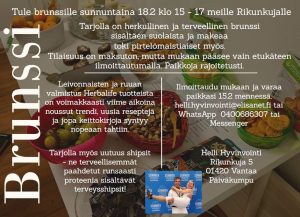Read more about the article Sunnuntai brunssi 18.2