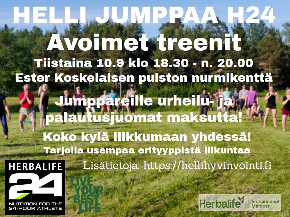 Read more about the article H24 HELLI HYVINVOINTI TREENIT