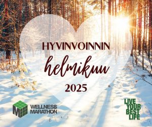 Read more about the article Hyvinvointia helmikuuhun! Tule mukaan Hyvinvointi Marathonille!