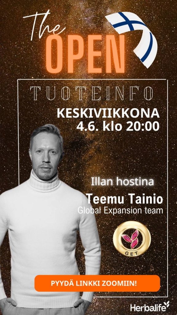 Herbalife tuoteinfo keskiviikkona 4.6 Zoomissa