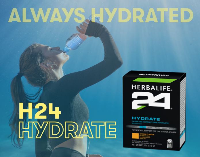 Read more about the article Herbalife H24 Hydrate juomalla nesteytys kuntoon!