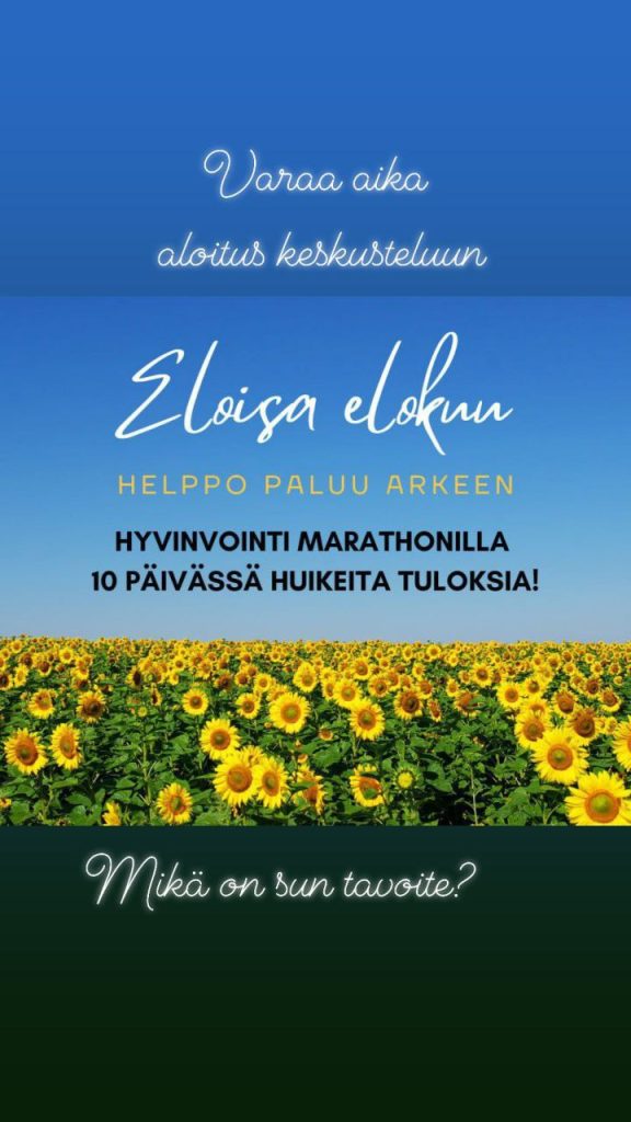 Hyvinvointi marathon elokuussa 2025!