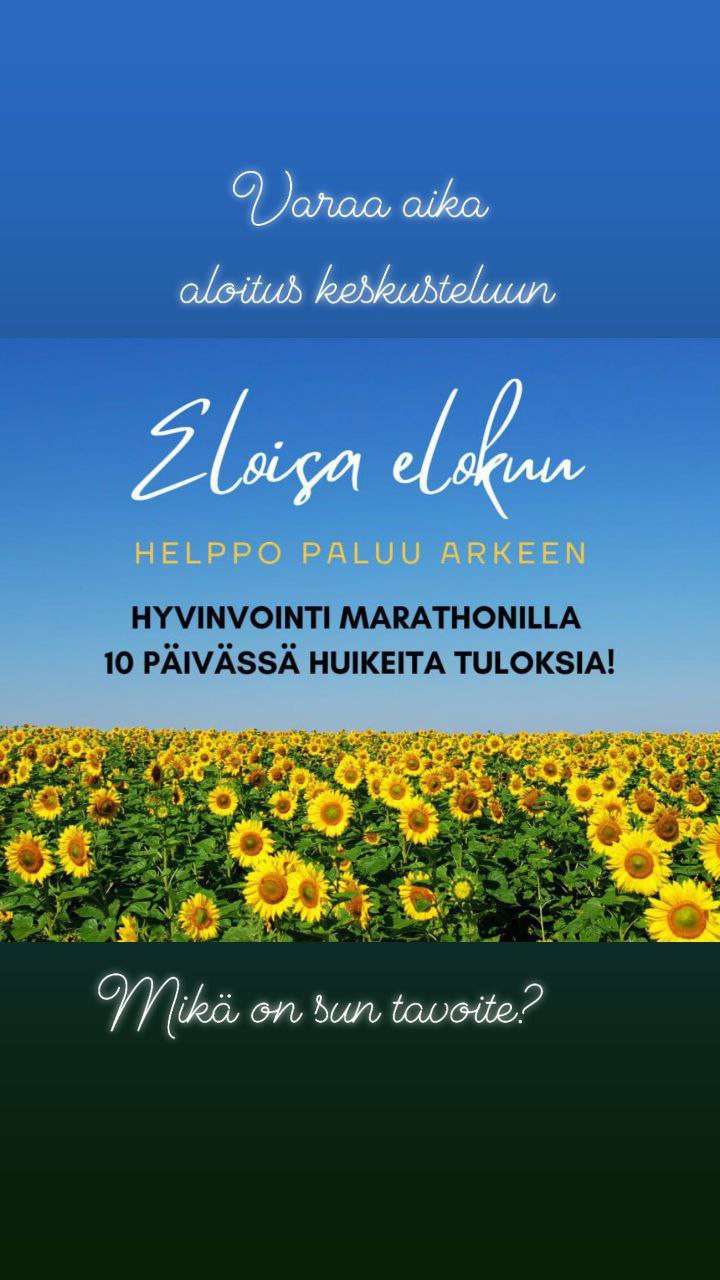 Read more about the article Hyvinvointi marathon elokuussa 2025!