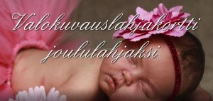 Read more about the article Valokuvauslahjakortti joululahjaksi