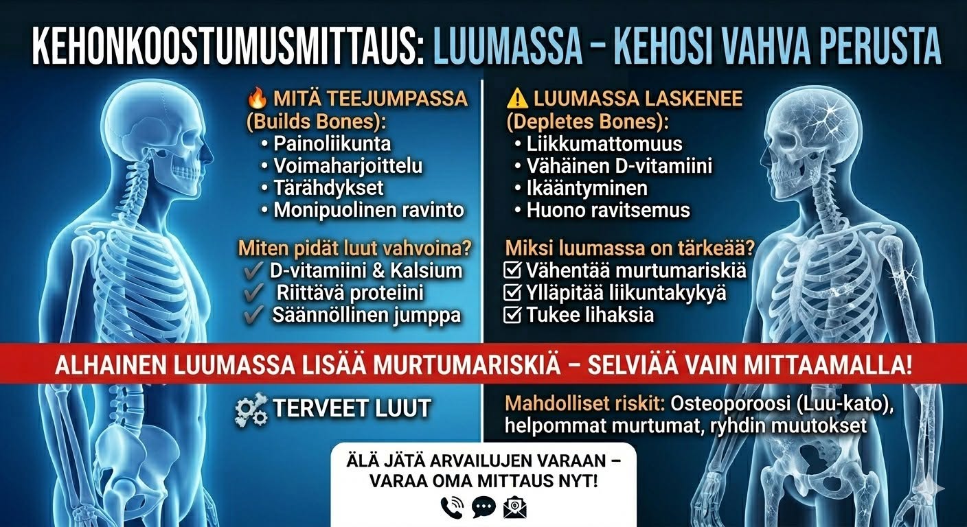 You are currently viewing Luumassa – Miksi luusto on kehosi tärkein ja vahvin perusta?