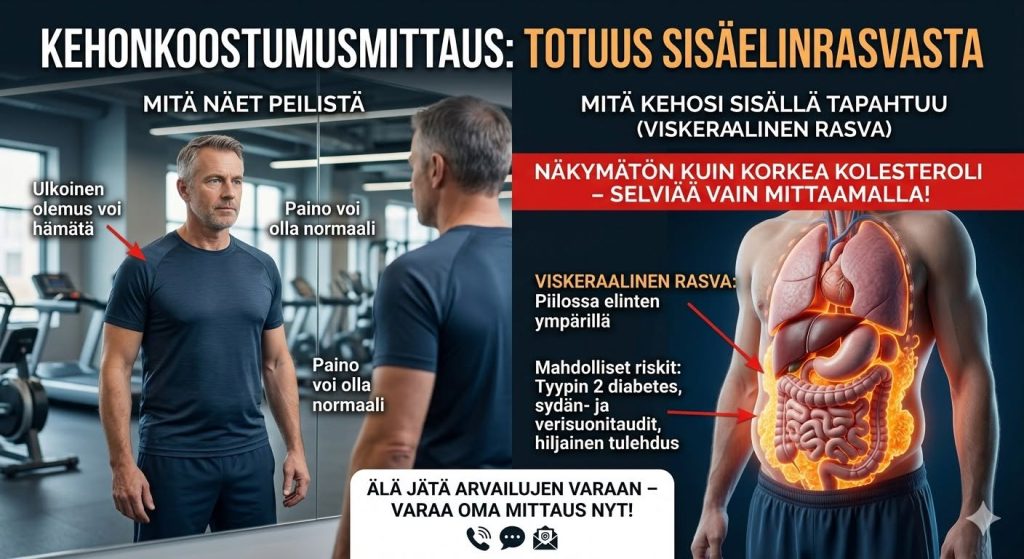 Sisäelinrasva (viskeraalirasva) – Miten nujertaa se vaarallisin vatsarasva? 🔥